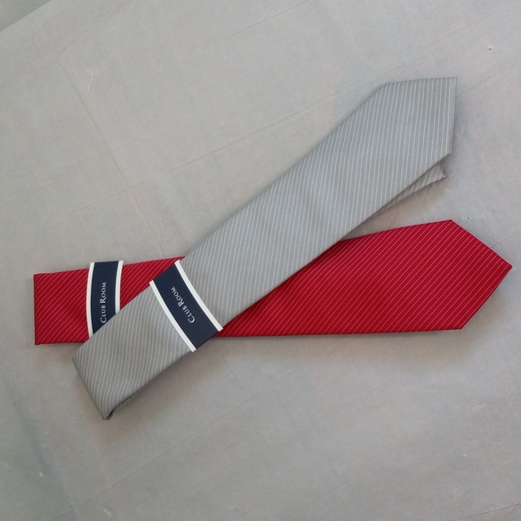 Other - Ties red and silver  New